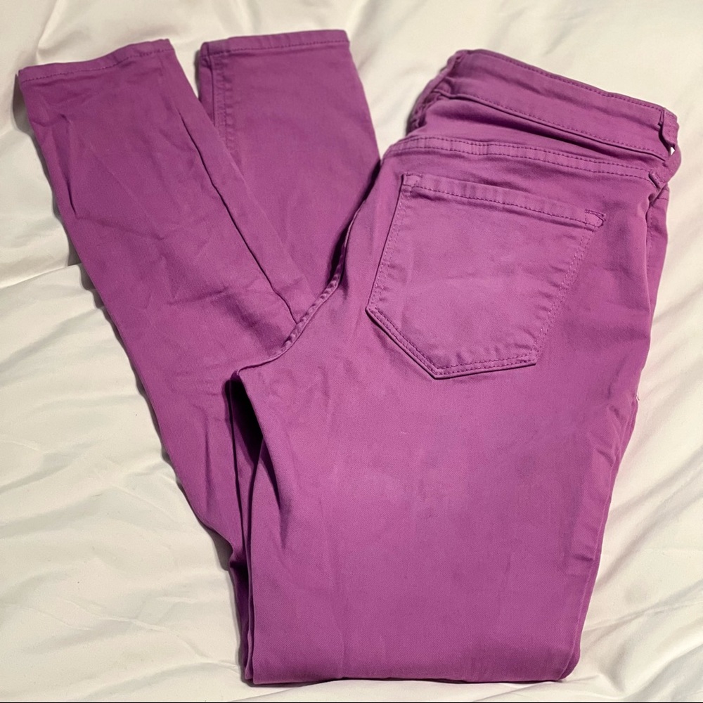Old Navy Rockstar Super Skinny Purple Jeans